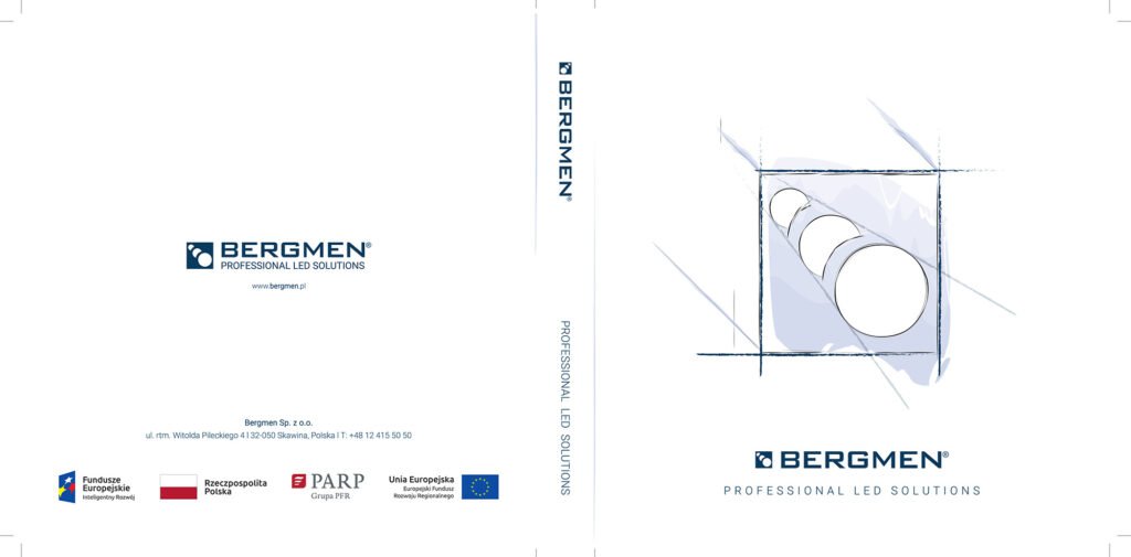 Zdjęcie okładki katalogu produktowego Bergmen zmontowanej i przygotowanej do druku