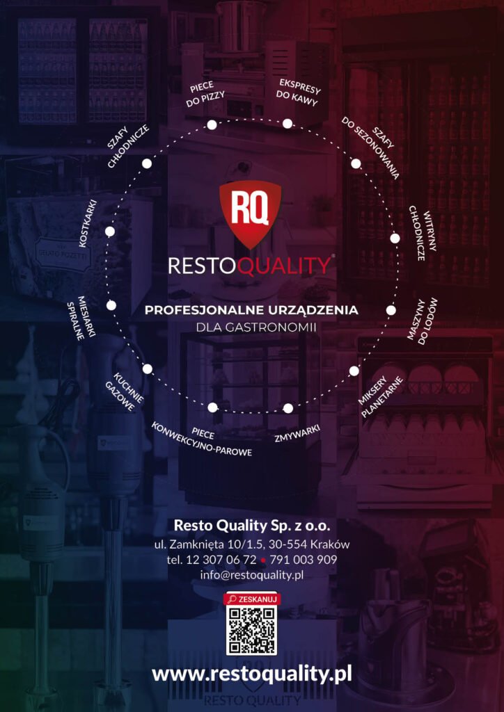 Zdjęcie okładki gazetki reklamowej Resto Quality z urządzeniami gastronomicznymi