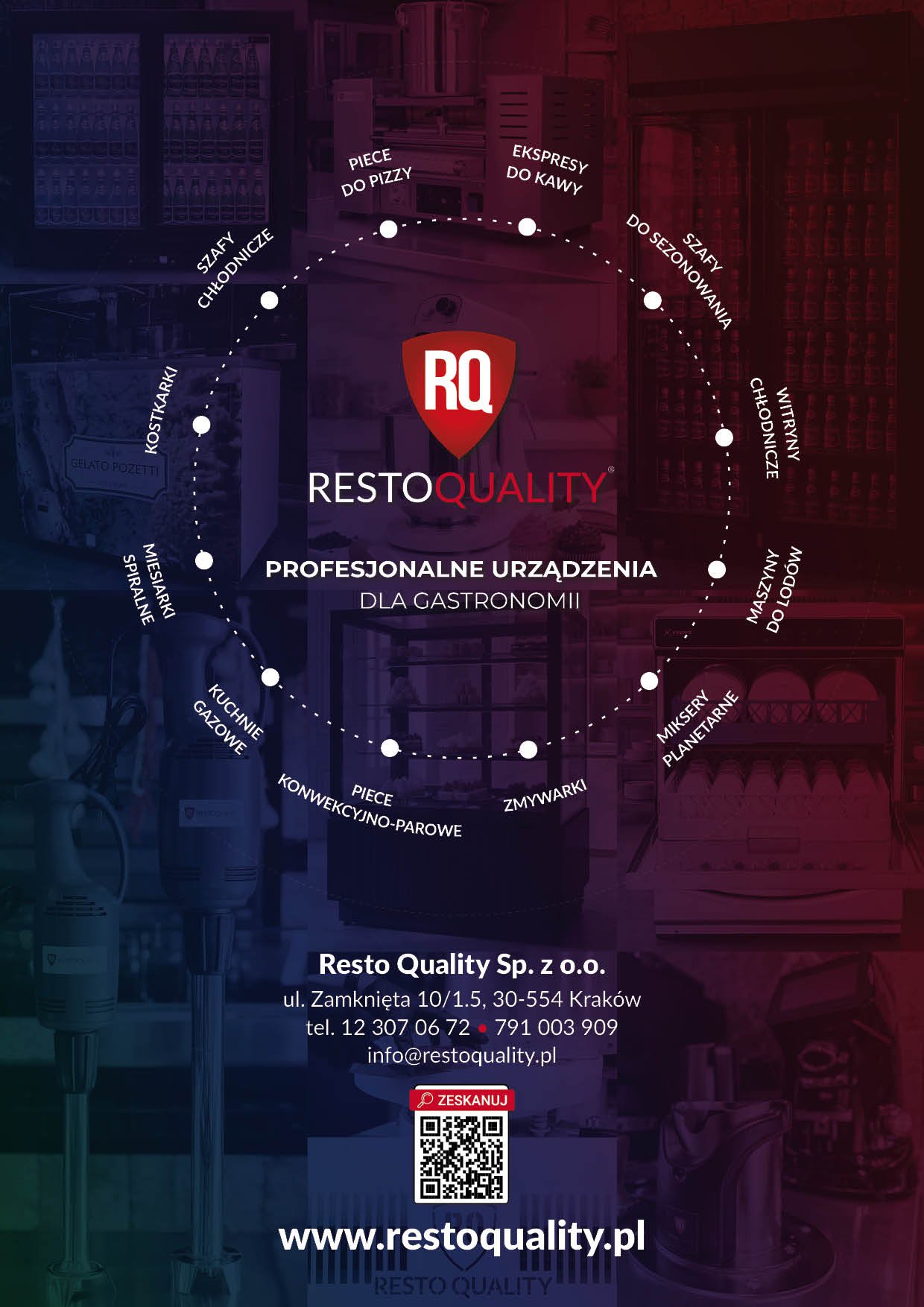 Zdjęcie okładki gazetki reklamowej Resto Quality z urządzeniami gastronomicznymi